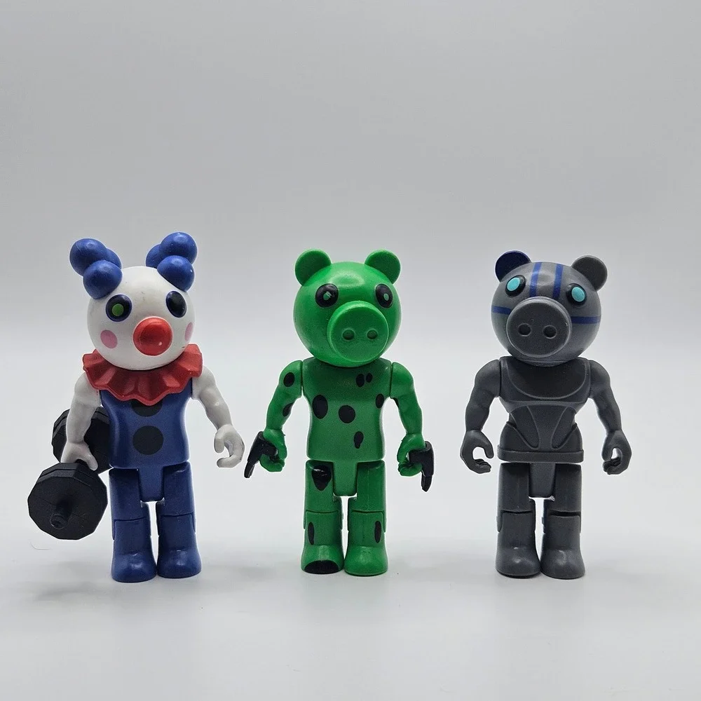 Piggy Action Figures Toy Set, Collectible Piggy Family Action Figures Gift‎